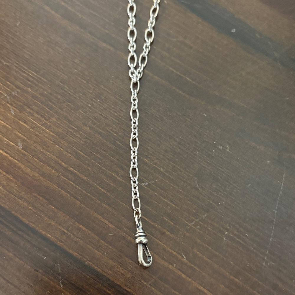 James Avery retired lariat Silver Chain Necklace - Picture 3 of 7
